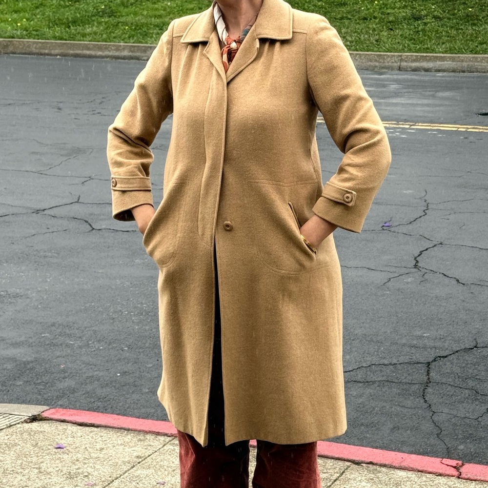 Vintage 100% Camel Hair Coat